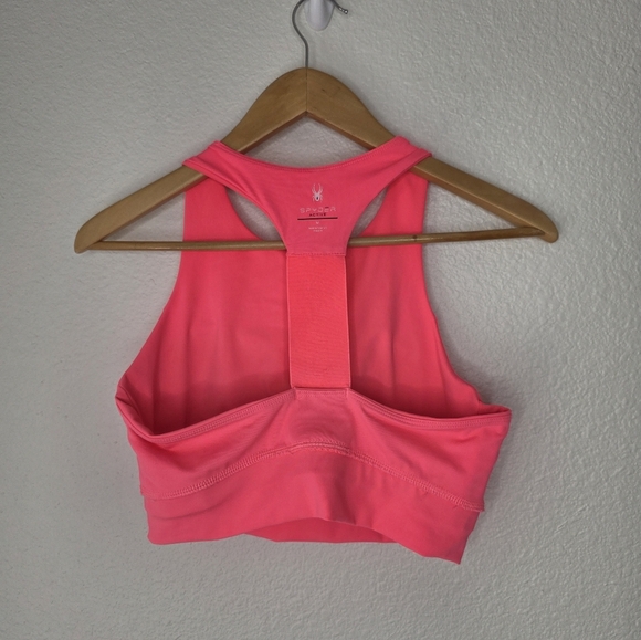 Spyder sports bra with pads, hot pink, size M - Picture 6 of 7